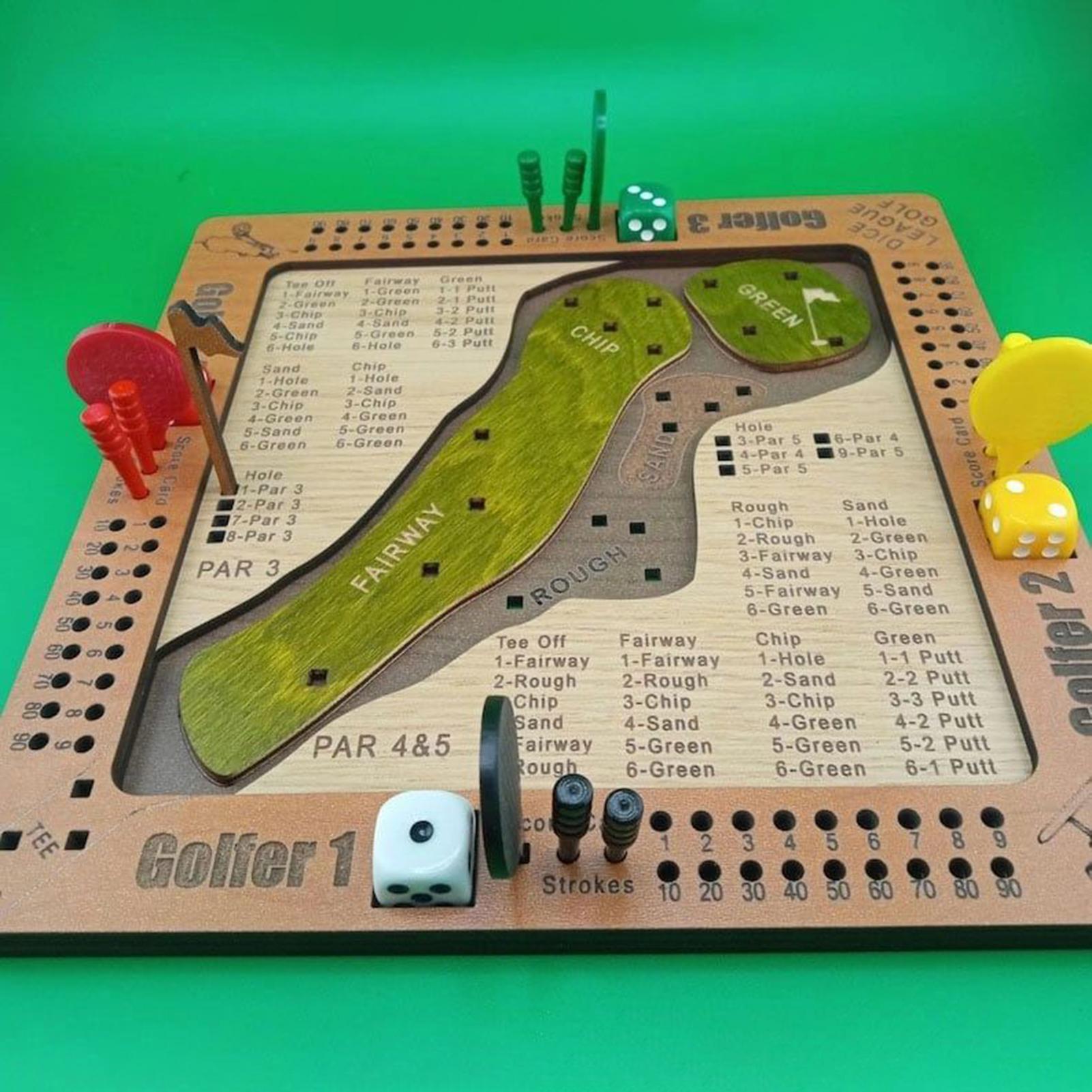 Party Games Console - Juego de dados de Golf, juguete
