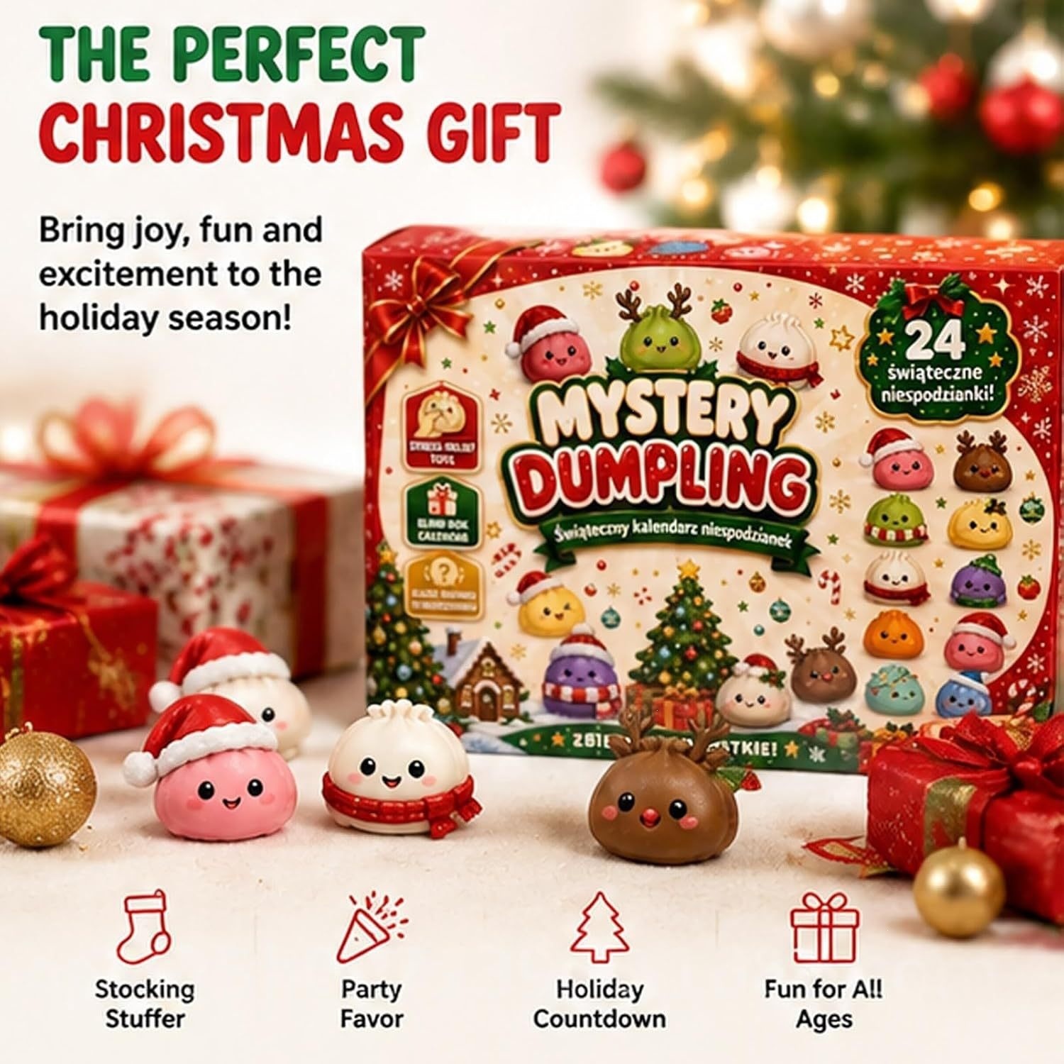 Party Games Christmas - Calendario de Adviento Sorpresa de Navidad