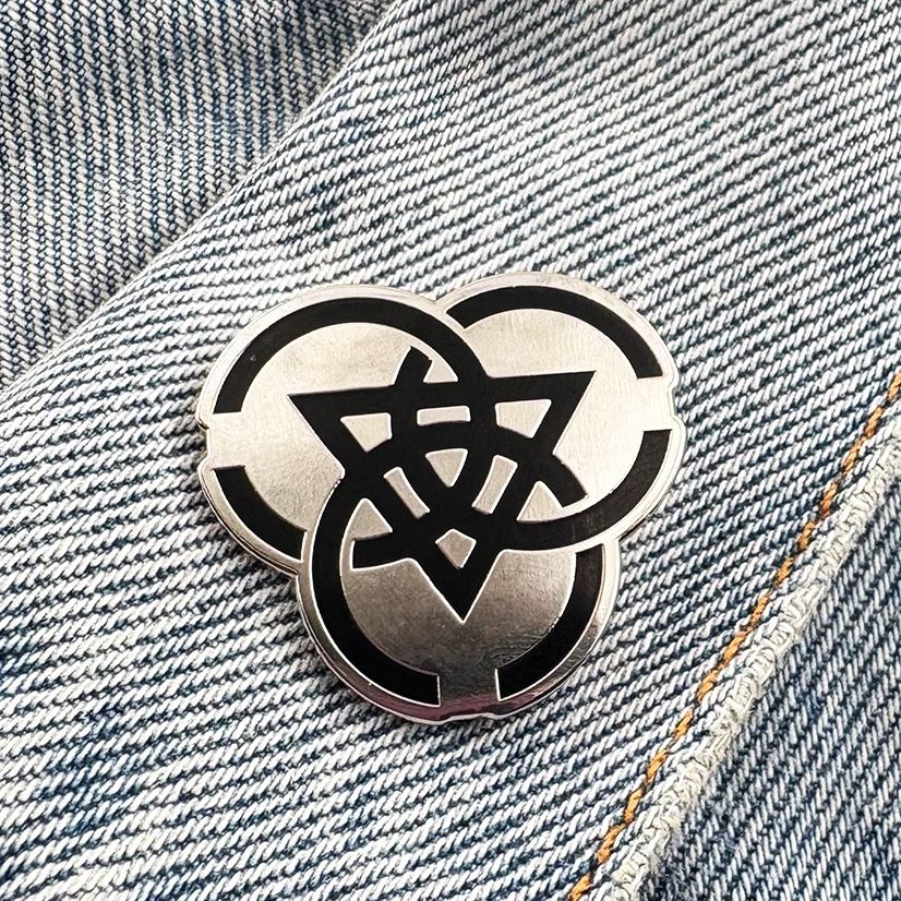 Party Games College - Azure Archives Academy Logo esmalte Pin