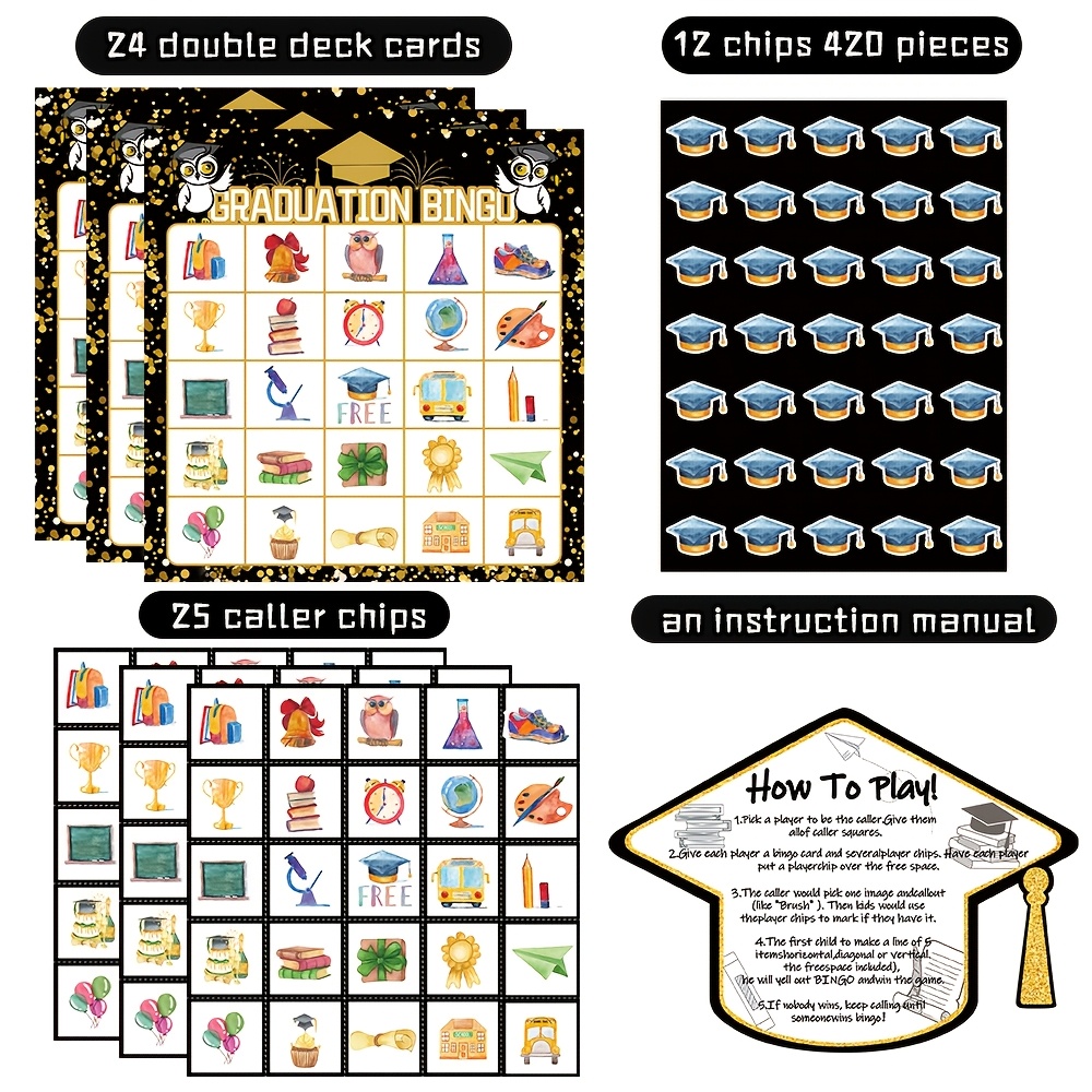 Juego de Bingo de Graduación N - Party Games College reseña y precio