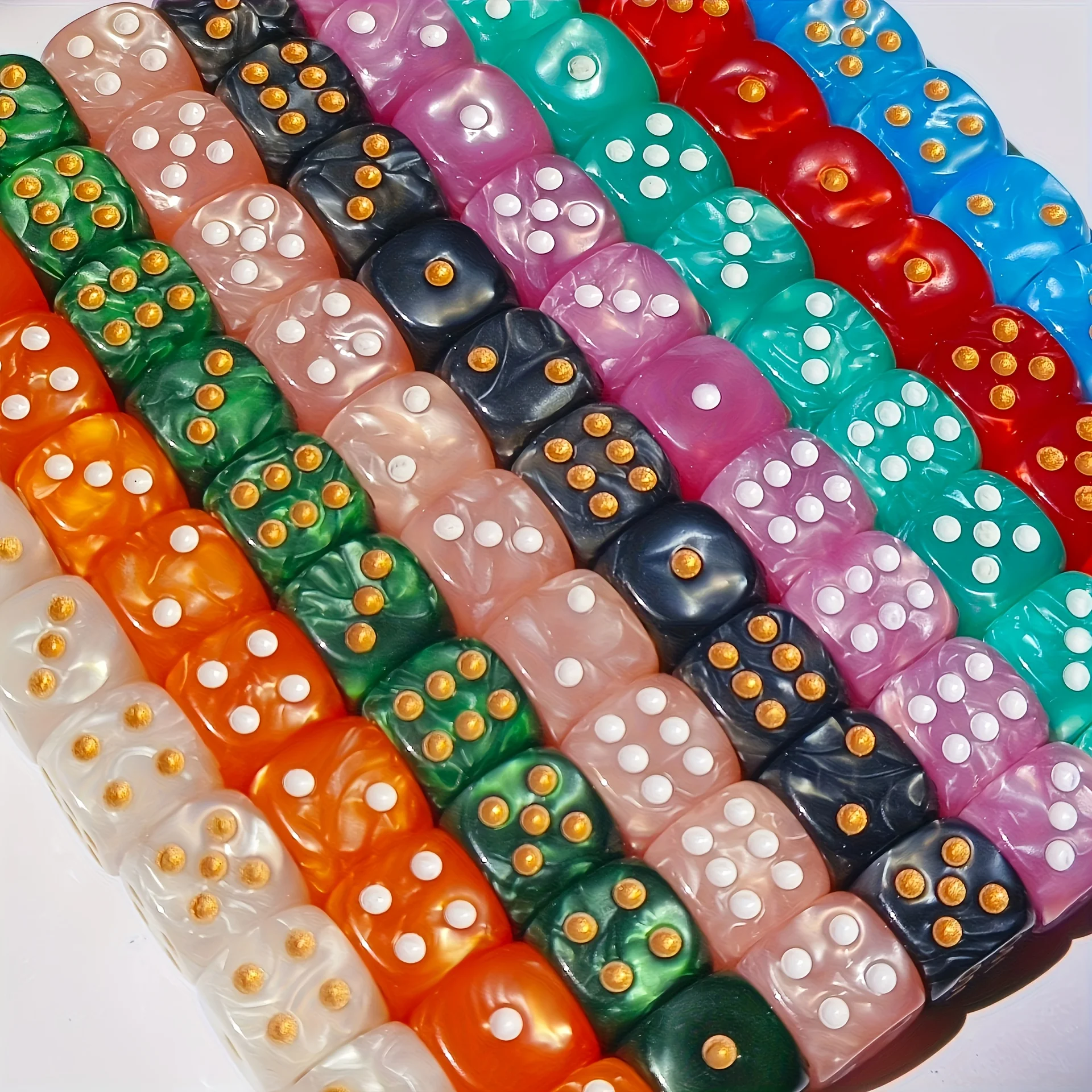 10 dados D6 de 12 mm con diseñ - Party Games Console reseña y precio